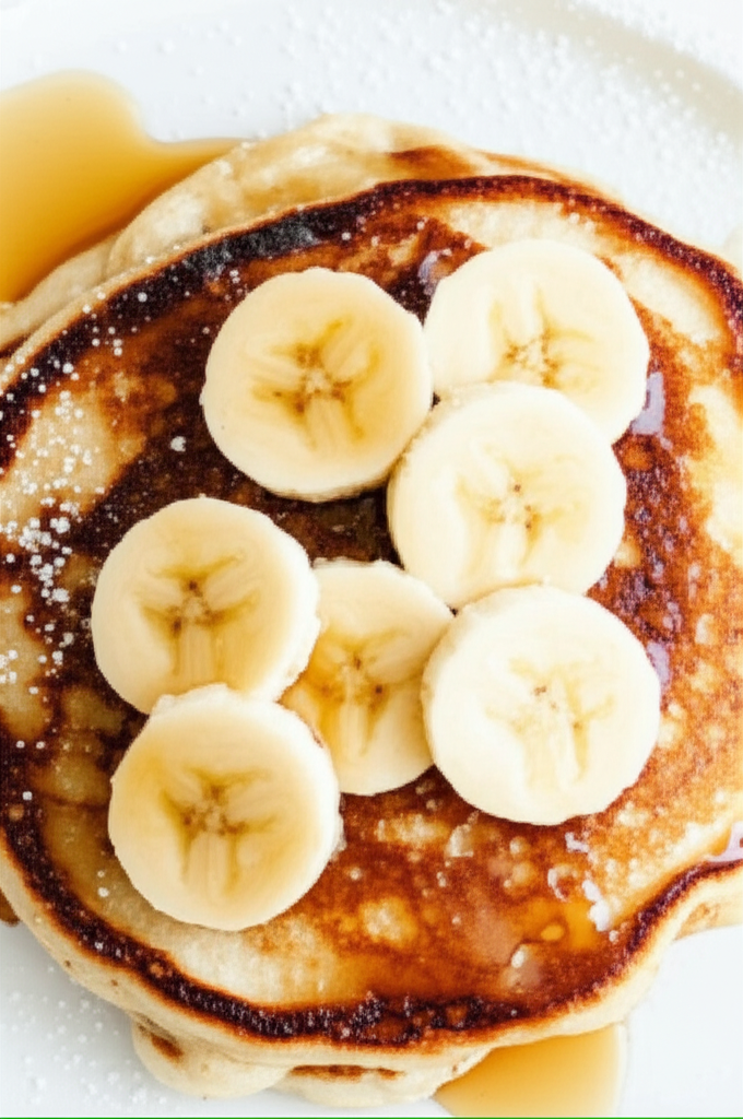 Generate a high-quality, relevant image prompt for an article about: Banana Pancake Recipe Easy: Inc