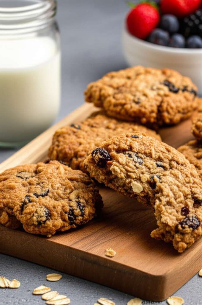 Generate a high-quality, relevant image prompt for an article about: Breakfast Cookies Recipe: Delic