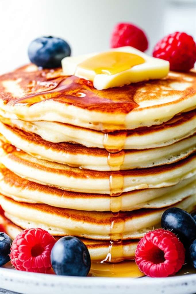 Generate a high-quality, relevant image prompt for an article about: Softasilk Pancake Recipe: Amazi