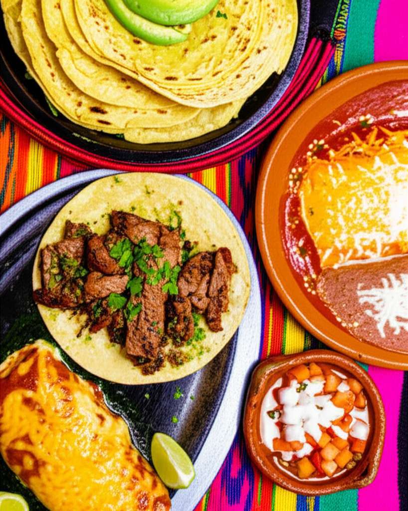 Generate a high-quality, relevant image prompt for an article about: Aco Rico Menu: Amazing Authenti