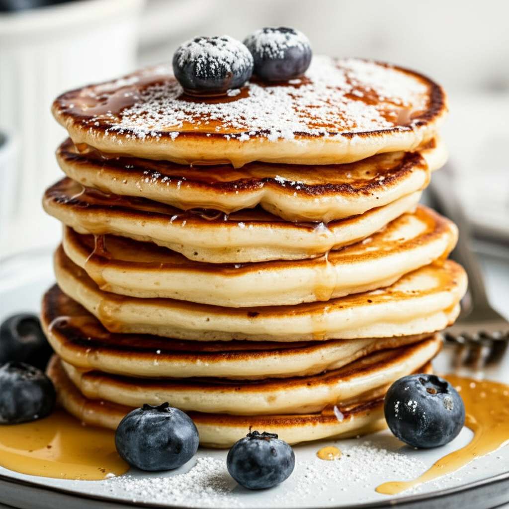 Generate a high-quality, relevant image prompt for an article about: Discard Pancake Recipe No Egg: