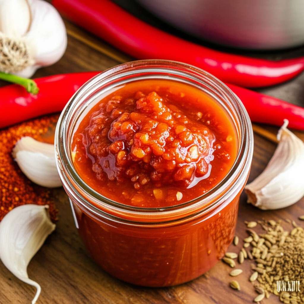 Generate a high-quality, relevant image prompt for an article about: Chili Sauce Recipe: Amazing Fla